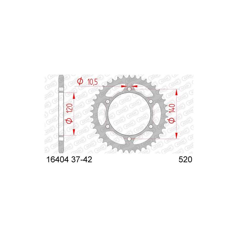 COURONNE ACIER 520 (16404-37 / JTR1490.37)