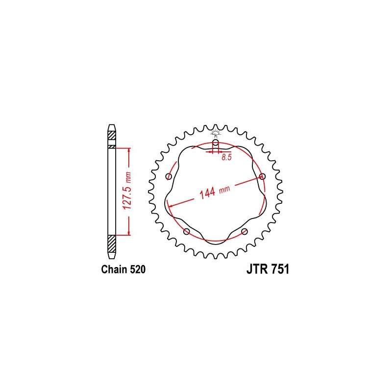 COURONNE ACIER 525