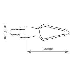 M11 BLINKER LED SMD JACK