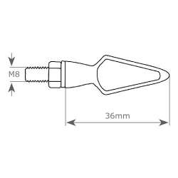 M11 BLINKER LED SMD BULLET
