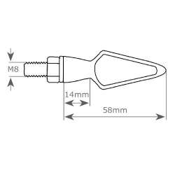 M11 BLINKER LED STAR HINTEN
