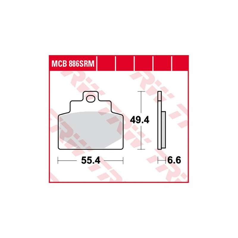 TRW BREMSBELÄGE SRM