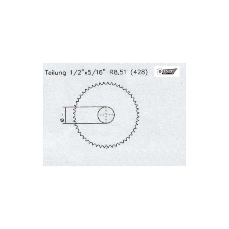 COURONNE BRUTE ALU 428