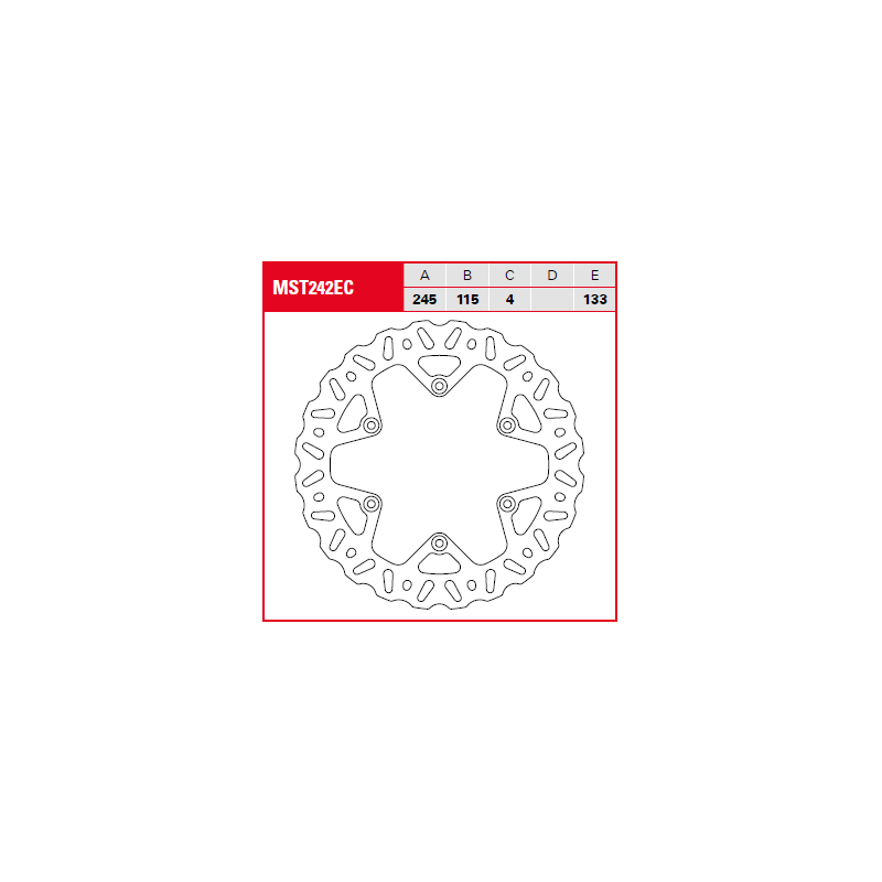 TRW DISQUE DE FREIN EC OFFROAD