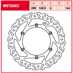 TRW DISQUE DE FREIN EC OFFROAD