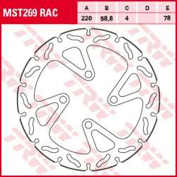TRW DISQUE DE FREIN RAC