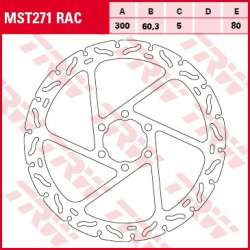 TRW DISQUE DE FREIN RAC
