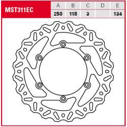 TRW DISQUE DE FREIN EC OFFROAD