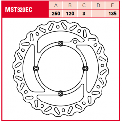 TRW DISQUE DE FREIN EC OFFROAD
