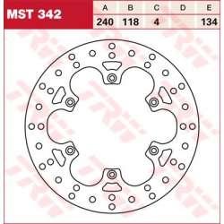 TRW BREMSSCHEIBE OFFROAD