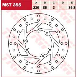 TRW BREMSSCHEIBE OFFROAD