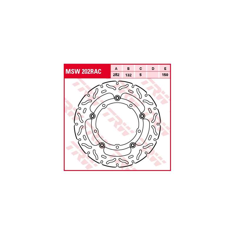 TRW DISQUE DE FREIN RAC