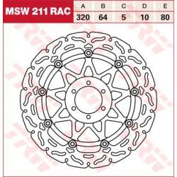 TRW DISQUE DE FREIN RAC