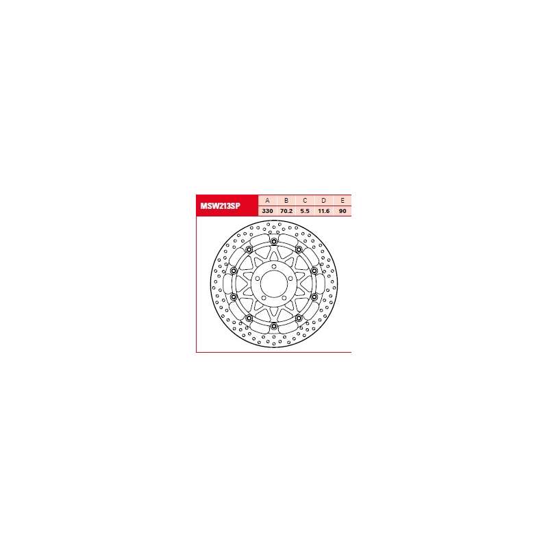 TRW BREMSSCHEIBE SP