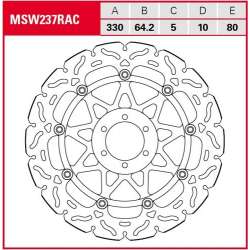 TRW DISQUE DE FREIN RAC