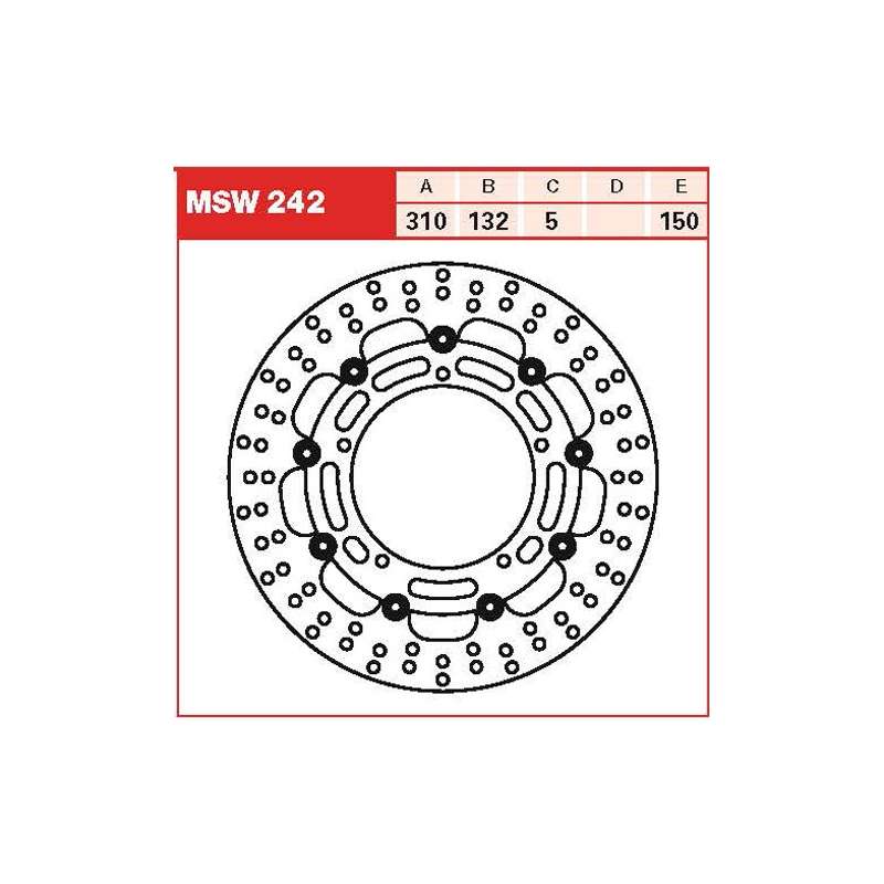 TRW DISQUE DE FREIN