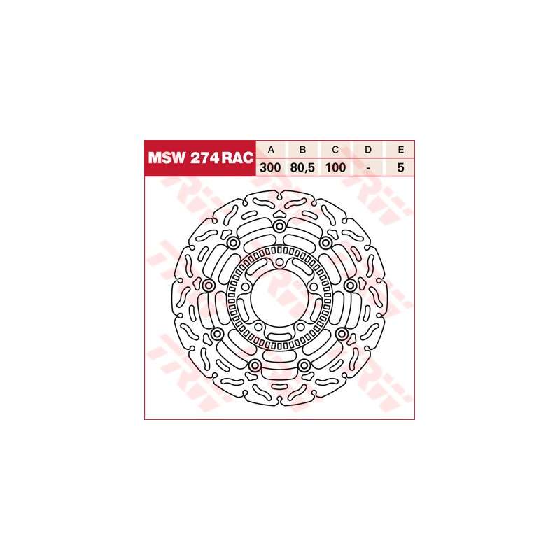 TRW DISQUE DE FREIN RAC
