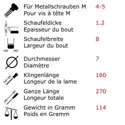 CLASSIC SCHLITZSCHRAUBENZIEHER 5 (M4-5)