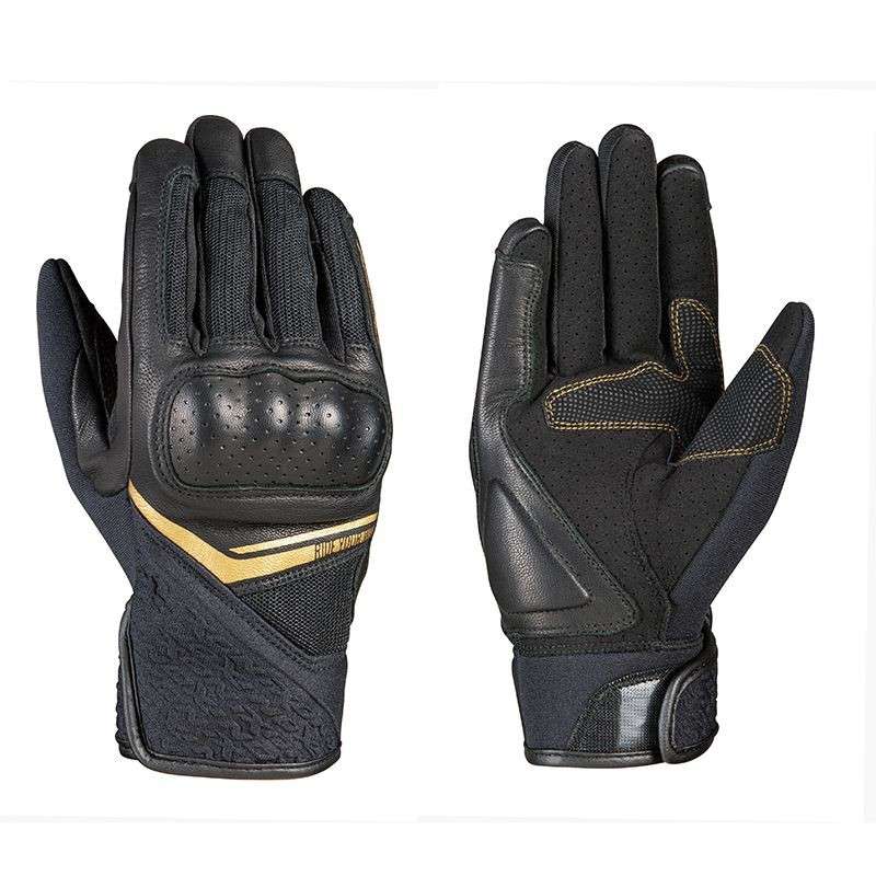 IXON RS LAUNCH LADY Sommerhandschuh Schwarz-Gold