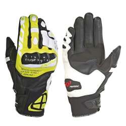 IXON RS RING Sommerhandschuh Schwarz-Weiss-Neongelb