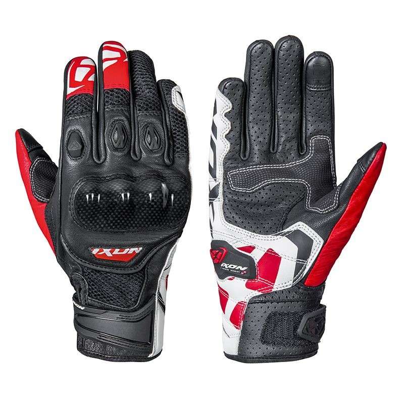 IXON RS RECON AIR Sommerhandschuh Schwarz-Rot-Weiss