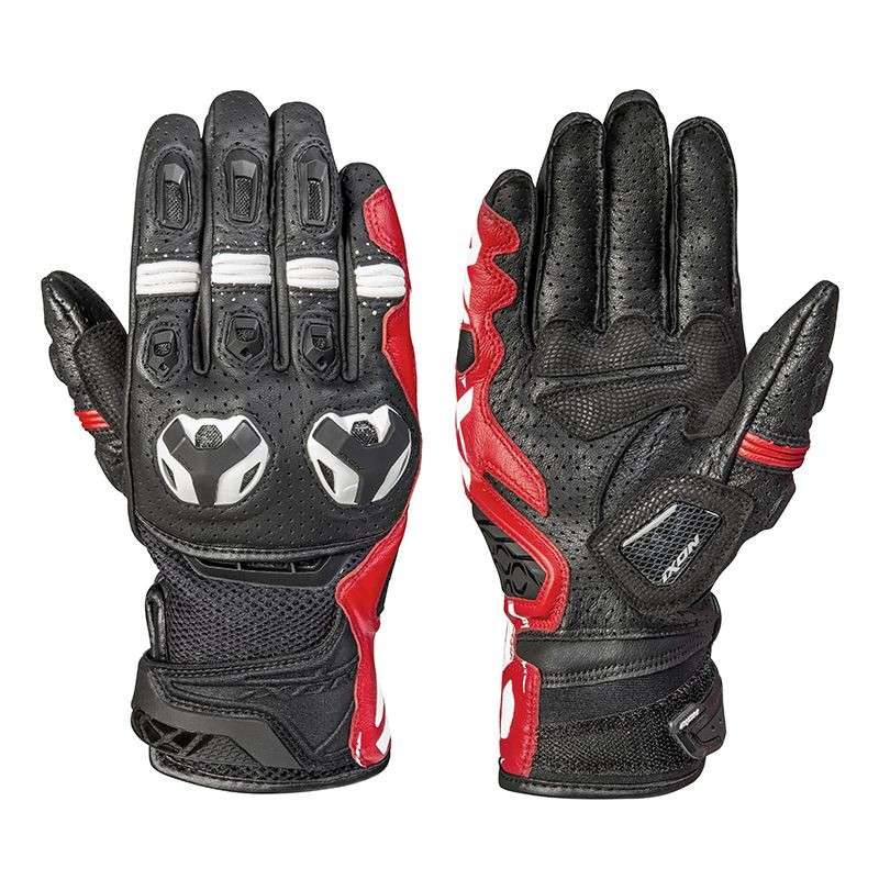 IXON RS CALL AIR Gants Été Noir-Rouge