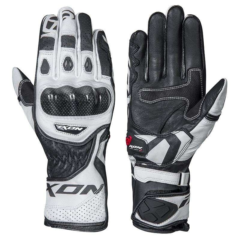 IXON RS CIRCUIT R Sommerhandschuh Weiss-Schwarz