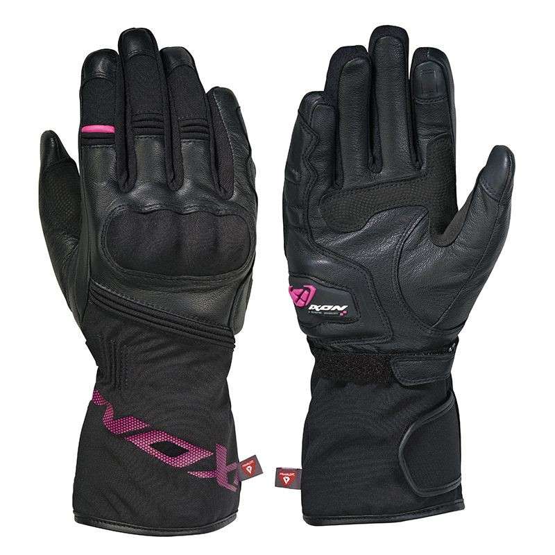 IXON PRO RESCUE LADY Winterhandschuh Schwarz-Fushia