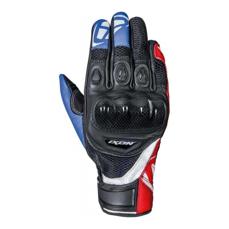 IXON RS RECON AIR Sommerhandschuh Schwarz-Blau-Weiss-Rot