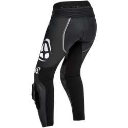 IXON VORTEX LADY Pantalon Cuir Noir-Blanc