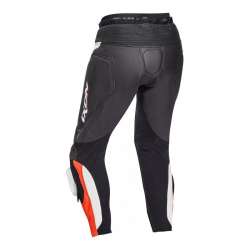 IXON VENDETTA EVO Pantalon Cuir Noir-Blanc-Rouge