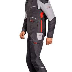 IXON BALDER Pantalon Noir-Gris-Rouge