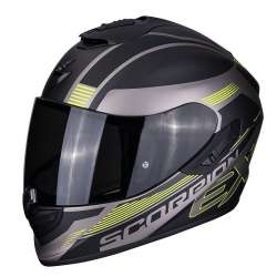 casque intégral Scorpion EXO-1400 AIR FREE Titanium Black-Neon Yellow