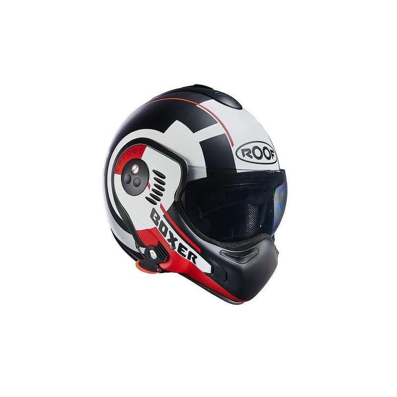 ROOF Boxer V8 Target blanc-noir-rouge mat