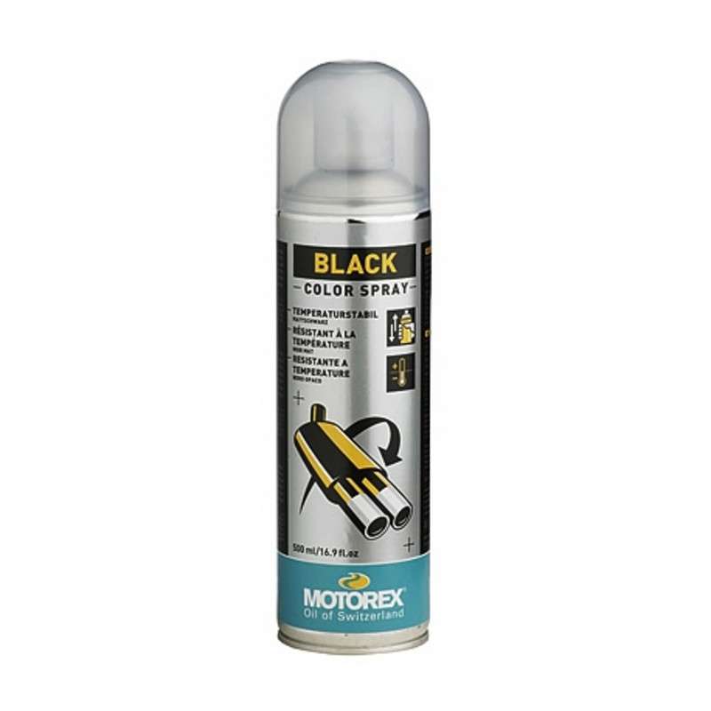 MOTOREX Farbspray schwarz - Spray 500ml