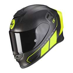 SCORPION EXO-R1 CARBON AIR CORPUS II Noir Mat-Jaune Fluo
