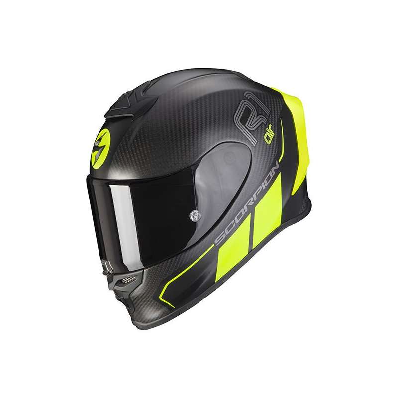 SCORPION EXO-R1 CARBON AIR CORPUS II Noir Mat-Jaune Fluo