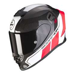 SCORPION EXO-R1 CARBON AIR CORPUS II Noir-Rouge Fluo