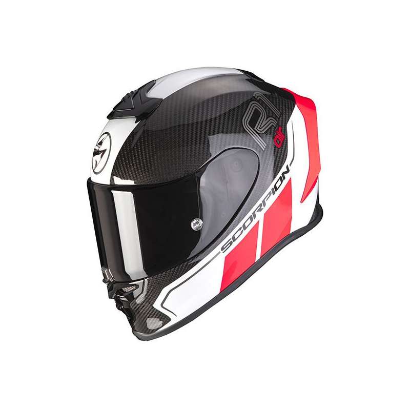 SCORPION EXO-R1 CARBON AIR CORPUS II Noir-Rouge Fluo