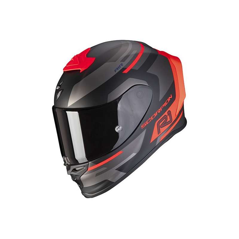 SCORPION EXO-R1 AIR ORBIS Noir Mat-Rouge