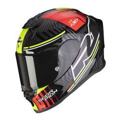 SCORPION EXO-R1 AIR VICTORY Noir-Argent-Rouge