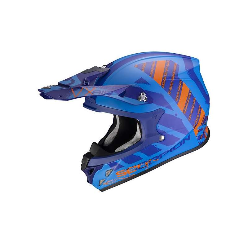 SCORPION VX-21 Air URBA Bleu-Orange Mat