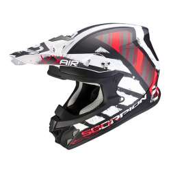 SCORPION VX-21 Air URBA Noir Mat-Blanc-Rouge