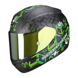 SCORPION EXO-390 CUBE Noir Mat-Vert