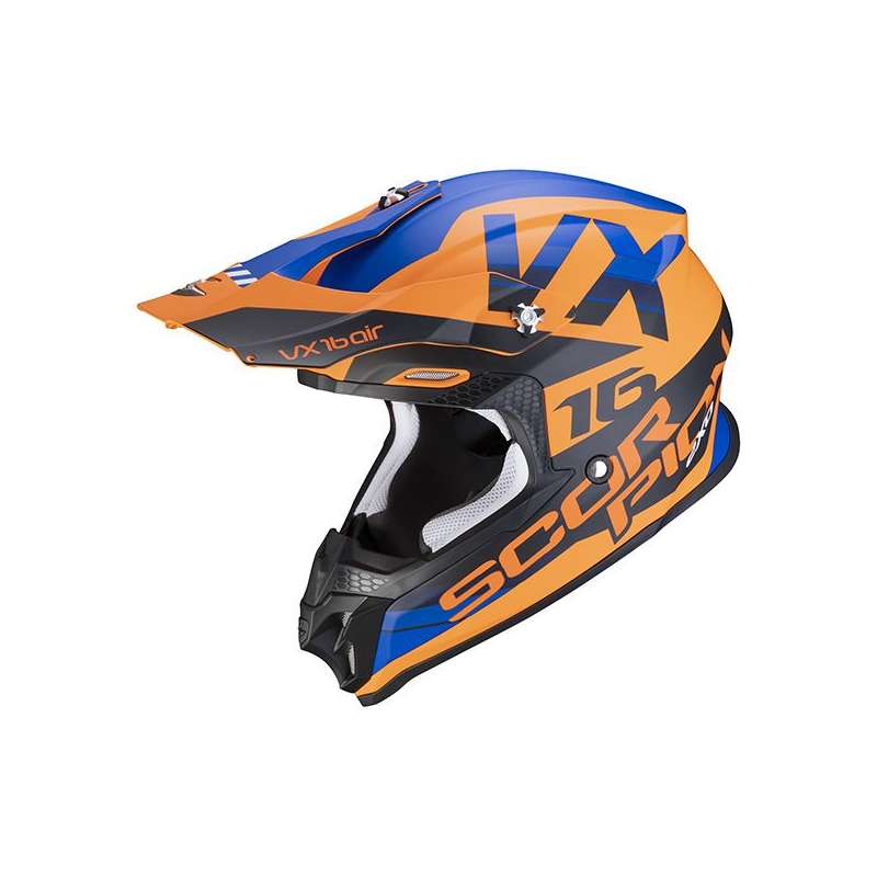 SCORPION VX-16 Air X-TURN Orange mat-Bleu