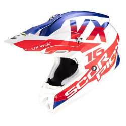 SCORPION VX-16 Air X-TURN Blanc-Rouge