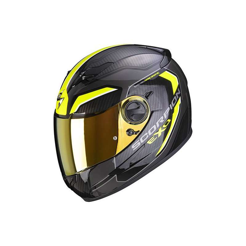 SCORPION EXO-490 SUPERNOVA Noir-Jaune Fluo