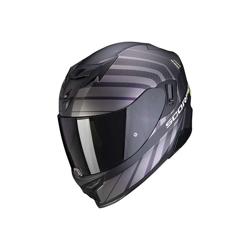 SCORPION EXO-520 SHADE Air Noir Mat-Jaune Fluo