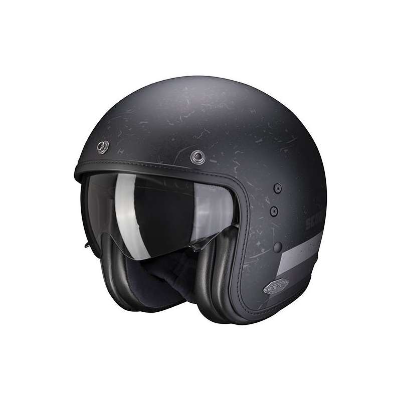SCORPION BELFAST SHIFT Noir Matt-Argent
