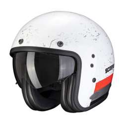 SCORPION BELFAST SHIFT Blanc-Rouge Fluo